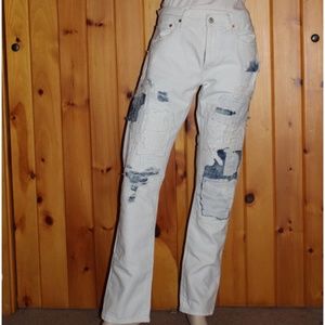 Ralph Lauren Varick Slim Distressed Jeans 32/32